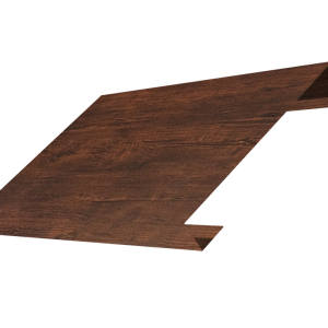 Ламель лицевая 150 забора жалюзи Texas 0,45 Print-Double Premium с пленкой Cherry Wood Dark F