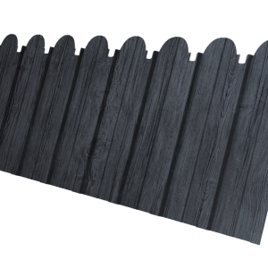Профнастил C10A фигурный 0,45 Print Premium Grey Wood TwinColor