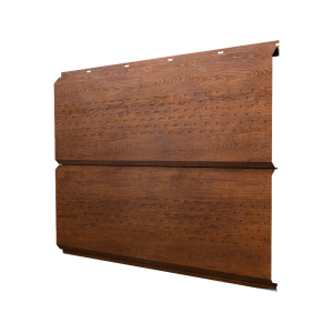 Софит ЭкоБрус new c перфорацией 0,45 Print Premium Golden Wood Fresh TwinColor