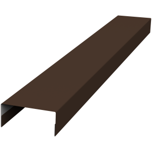 Крышка 30х20 жалюзи Texas 0,5 Satin Matt RAL 8017 шоколад (2м)