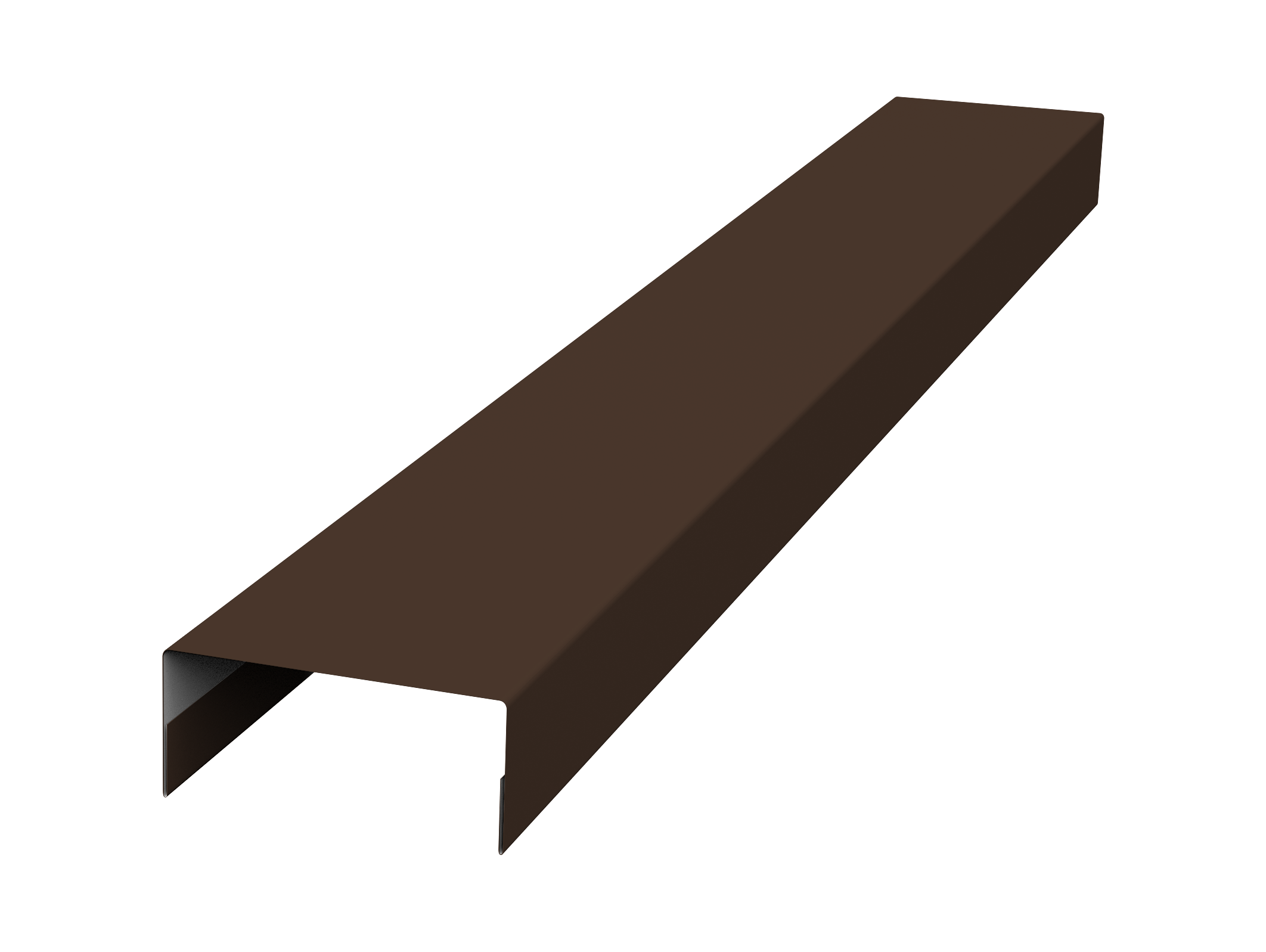 Крышка 30х20 жалюзи Texas 0,5 Satin Matt RAL 8017 шоколад (2м)