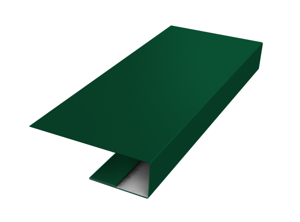 J-Профиль 12мм 0,45 Drap RAL 6005 зеленый мох (2м)