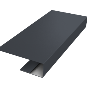 J-Профиль 12мм 0,45 Drap ST RAL 7024 мокрый асфальт (2м)