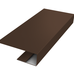 J-Профиль 12мм 0,5 PurPro Matt 275 RAL 8017 шоколад (2м)