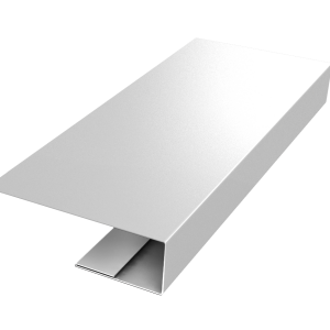 J-Профиль 12мм 0,5 Satin с пленкой RAL 9003 сигнальный белый (2м)