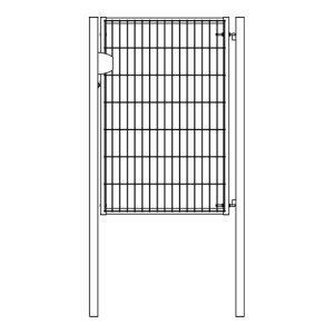 Калитка Light NoLock 1,53х1 RAL 6005
