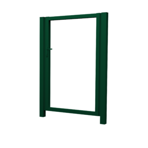 Калитка Жалюзи 2,0х1 RAL 6005 без заполнения