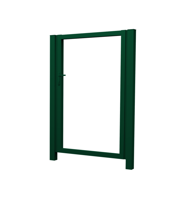 Калитка Жалюзи 2,0х1 RAL 6005 без заполнения
