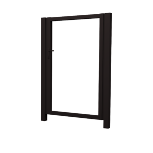 Калитка Жалюзи 2,0х1 RAL 9005 без заполнения
