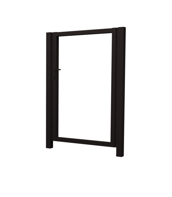 Калитка Жалюзи 2,0х1 RAL 9005 без заполнения