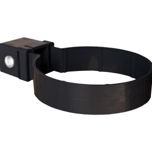 Хомут трубы Kliker ПВХ GL Premium черный (и.уп.) (RAL 9005)