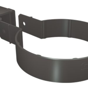Хомут трубы Kliker ПВХ Grand Line Premium графит (инд.упак.) (RAL 7024)