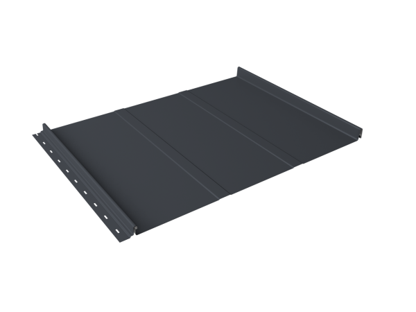 Кликфальц Line Grand Line 0,5 Satin с пленкой на замках RAL 7024 мокрый асфальт