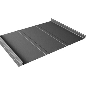 Кликфальц Line Grand Line 0,5 Velur X с пленкой на замках RAL 7024 мокрый асфальт