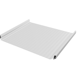 Кликфальц Pro Gofr Grand Line 0,45 Drap с пленкой на замках RAL 9003 сигнальный белый