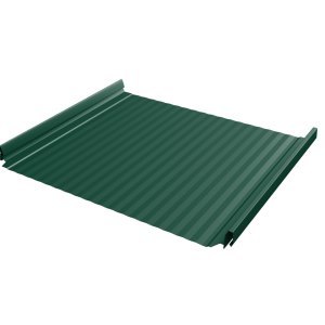 Кликфальц Pro Gofr Grand Line 0,45 Drap ST с пленкой на замках RAL 6005 зеленый мох