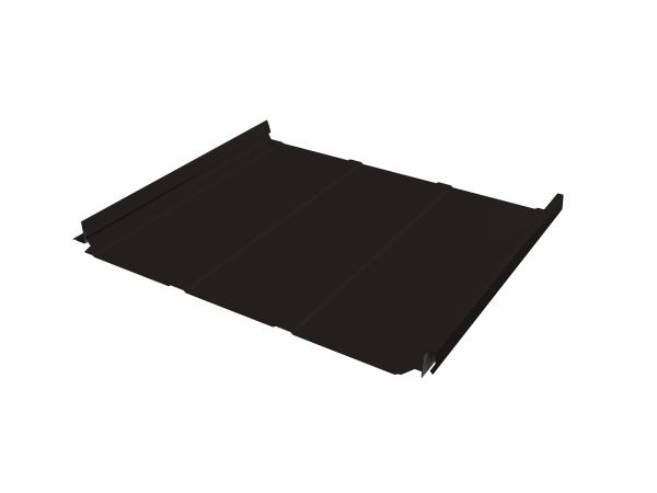 Кликфальц Pro Line Grand Line 0,45 Drap с пленкой на замках RAL 9005 черный
