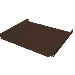 Кликфальц Pro Line Grand Line 0,5 Rooftop Бархат с пленкой на замках RAL 8017 шоколад