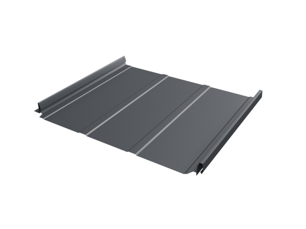 Кликфальц Pro Line Grand Line 0,5 Velur X с пленкой на замках RAL 7024 мокрый асфальт