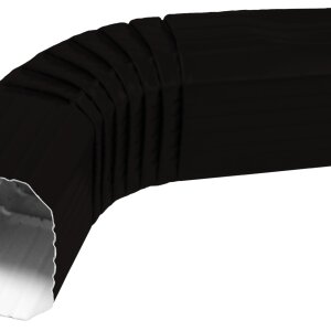 Колено прямоугольное Vortex Matt RAL 9005