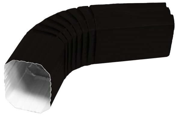 Колено прямоугольное Vortex Matt RAL 9005
