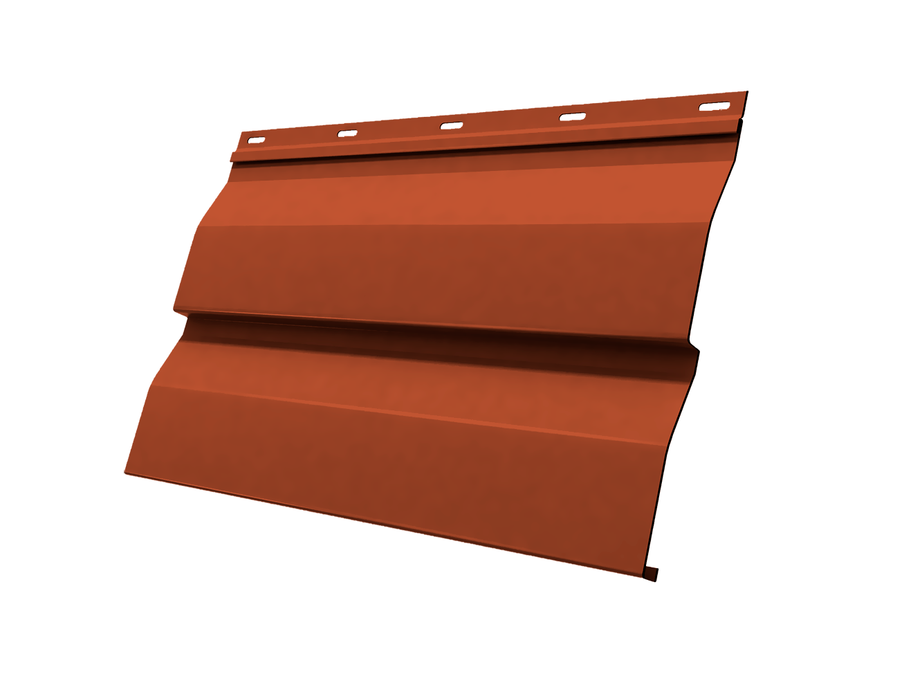 Корабельная Доска 0,265 0,5 Satin Matt RAL 8004 терракота