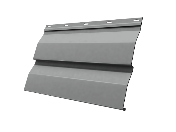 Корабельная Доска 0,265 0,5 Satin с пленкой RAL 9006 бело-алюминиевый
