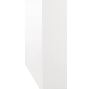 Кожух скатный д850/ш420/в1-2200/в2-1350 0,5 Satin с пленкой RAL 9003 сигнальный белый
