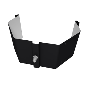 Крепление трубы для гофры на кирпич Vortex Lite Matt 9005 черный