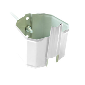 Кронштейн трубы на кирпич прямоугольный Vortex RAL 9003