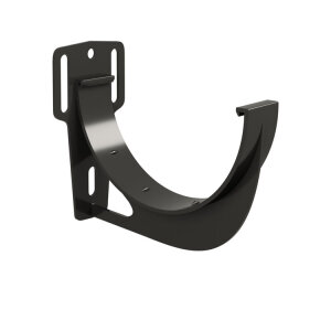 Кронштейн желоба slider Классика 120 ПВХ GL черный (RAL 9005)