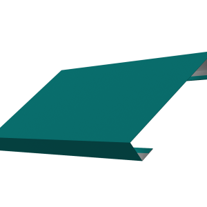 Ламель лицевая 125 забора жалюзи Texas 0,45 PE с пленкой RAL 5021 водная синь