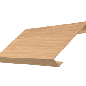 Ламель лицевая 125 забора жалюзи Texas 0,45 Print Elite с пленкой Honey Wood TwinColor