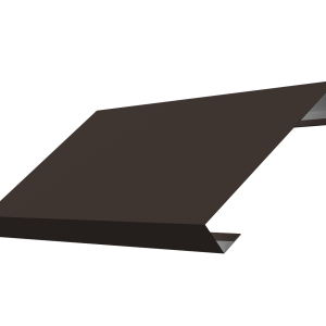 Ламель лицевая 125 забора жалюзи Texas 0,5 PurLite Matt с пленкой RR 32 темно-коричневый