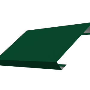 Ламель лицевая 125 забора жалюзи Texas 0,5 Satin с пленкой RAL 6005 зеленый мох