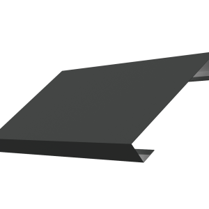 Ламель лицевая 125 забора жалюзи Texas 0,5 Satin с пленкой RAL 7016 антрацитово-серый