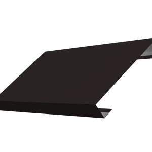 Ламель лицевая 125 забора жалюзи Texas 0,5 Satin с пленкой RAL 9005 черный