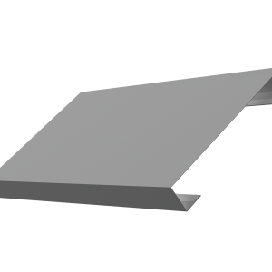 Ламель лицевая 125 забора жалюзи Texas 0,5 Satin с пленкой RAL 9006 бело-алюминиевый