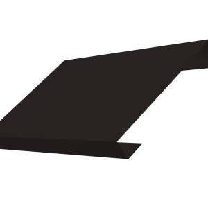 Ламель лицевая 150 забора жалюзи Texas 0,45 PE-Double с пленкой RAL 9005 черный