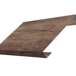 Ламель лицевая 150 забора жалюзи Texas 0,45 Print Premium с пленкой Almond Wood Fresh