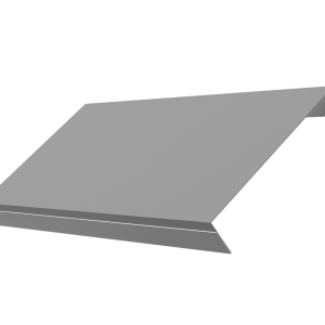 Ламель обратная 150 забора жалюзи Texas 0,45 PE с пленкой RAL 9006 бело-алюминиевый