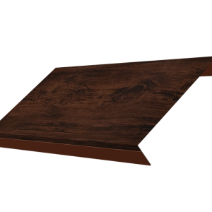 Ламель обратная 150 забора жалюзи Texas 0,45 Print Elite с пленкой Cherry Wood TwinColor