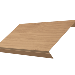 Ламель обратная 150 забора жалюзи Texas 0,45 Print Elite с пленкой Honey Wood TwinColor