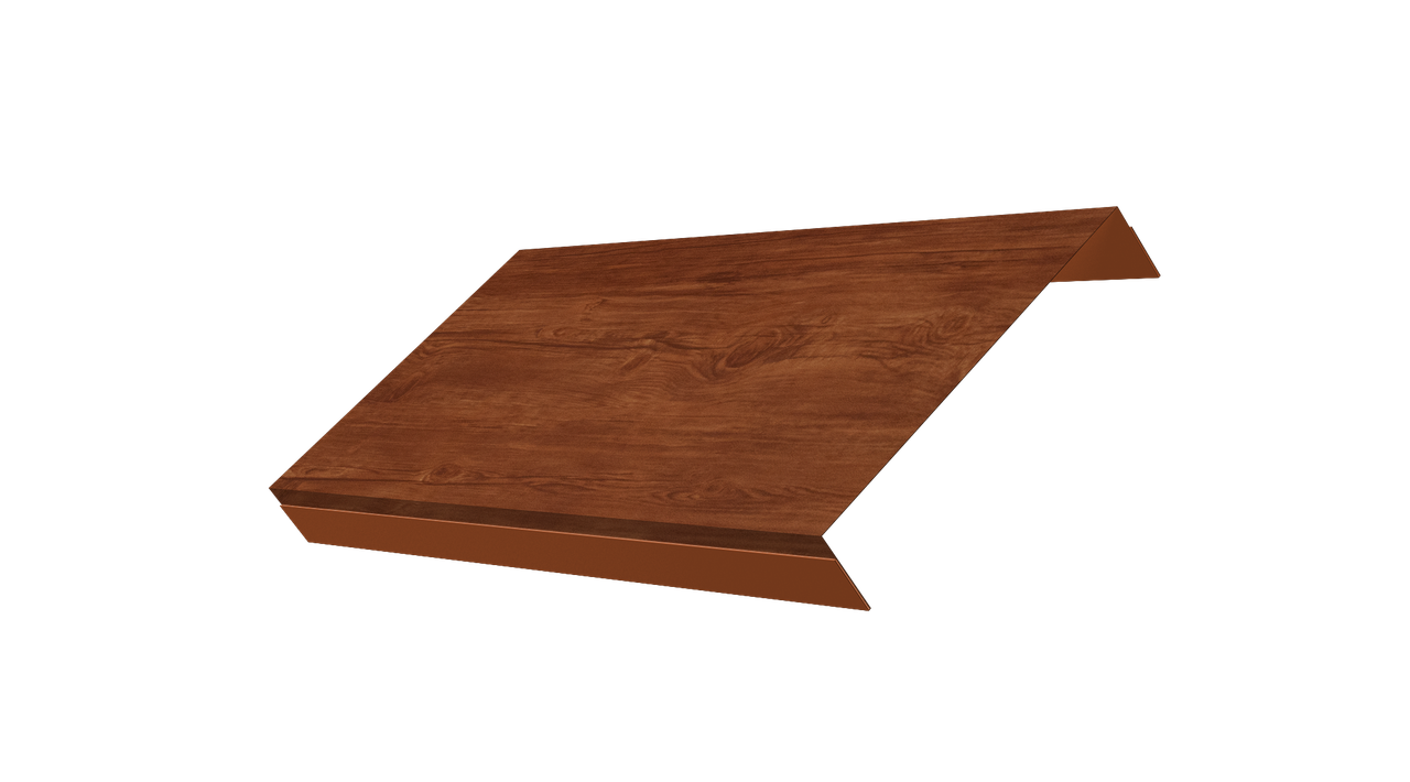 Ламель обратная 150 забора жалюзи Texas 0,45 Print Elite с пленкой Rowan TwinColor