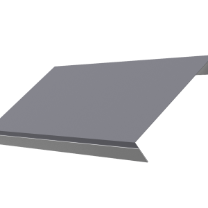 Ламель обратная 150 забора жалюзи Texas 0,5 Satin с пленкой RAL 7004 сигнальный серый