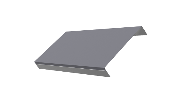 Ламель обратная 150 забора жалюзи Texas 0,5 Satin с пленкой RAL 7004 сигнальный серый