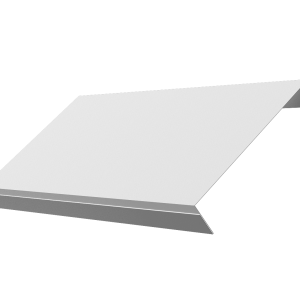 Ламель обратная 150 забора жалюзи Texas 0,5 Satin с пленкой RAL 9003 сигнальный белый