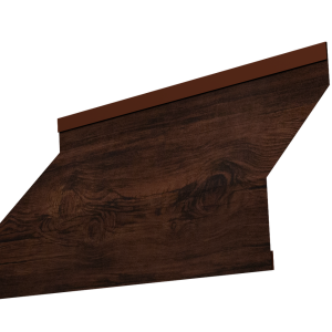 Ламель забора жалюзи Milan new 0,45 Print Elite с пленкой Cherry Wood TwinColor