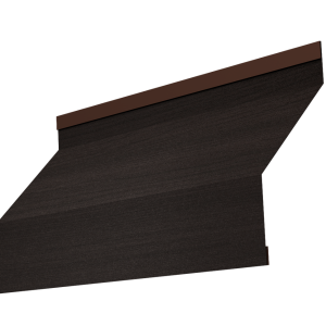 Ламель забора жалюзи Milan new 0,45 Print Elite с пленкой Coffee Wood TwinColor