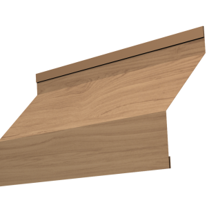 Ламель забора жалюзи Milan new 0,45 Print Elite с пленкой Honey Wood TwinColor